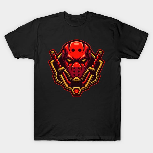 Assassins Baseball Mask T-Shirt by mightyfire